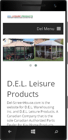 Screenhouses from Del Leisure Products